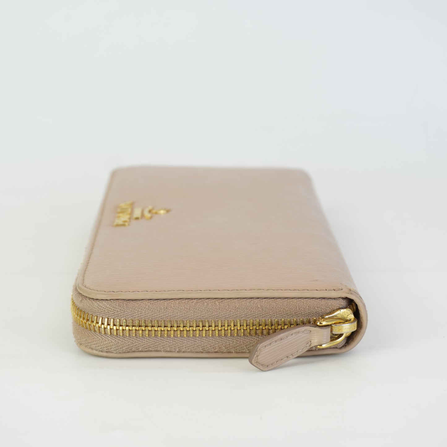 Prada Wallet Beige GHW