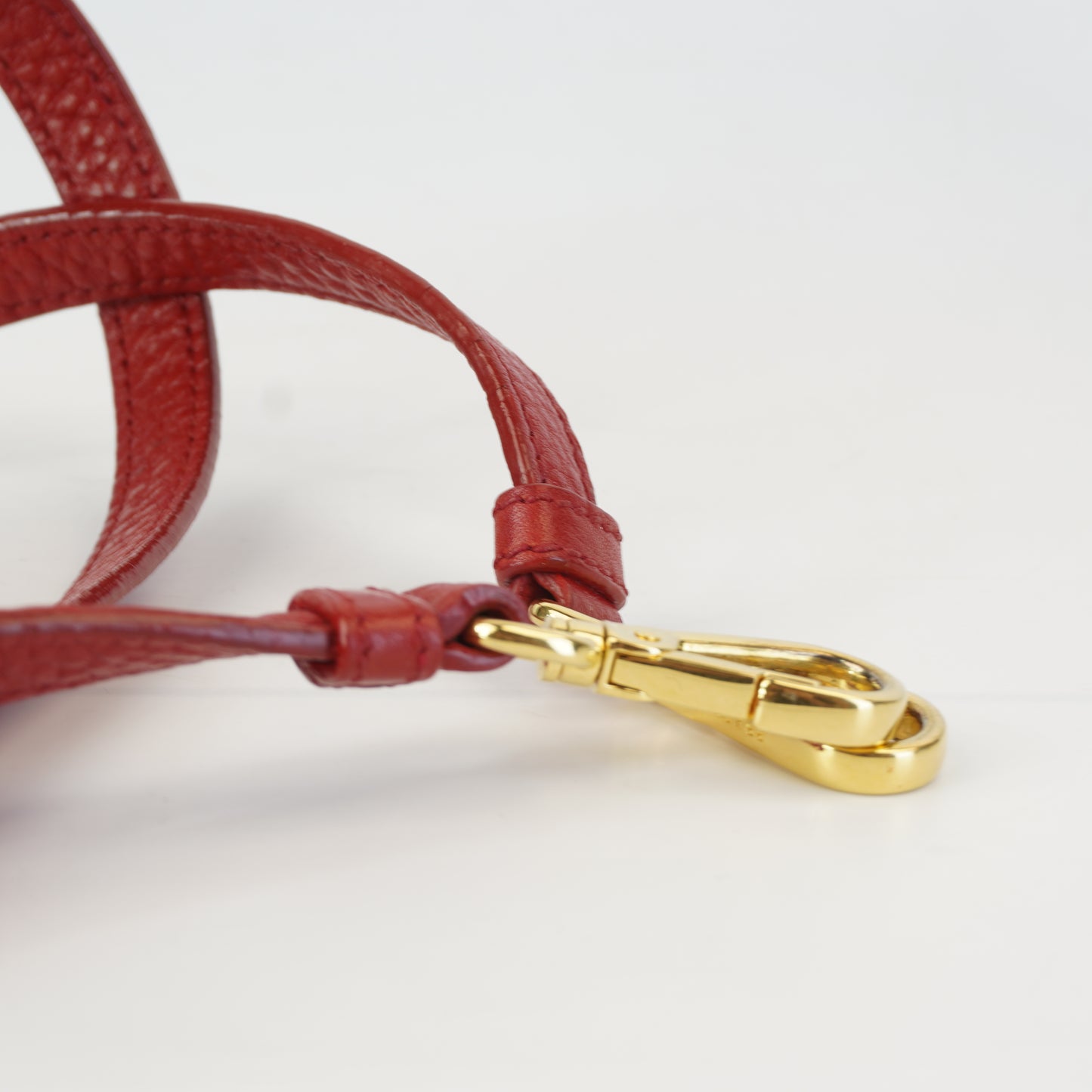 Prada Vitello Daino Red