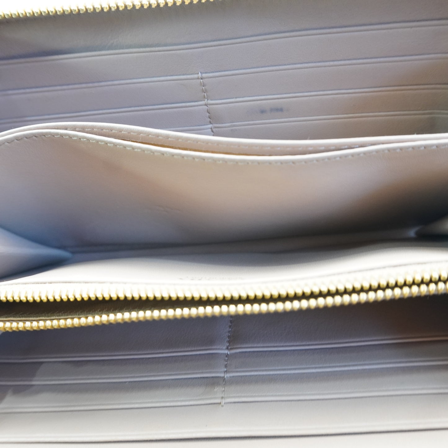 Prada Wallet Beige GHW