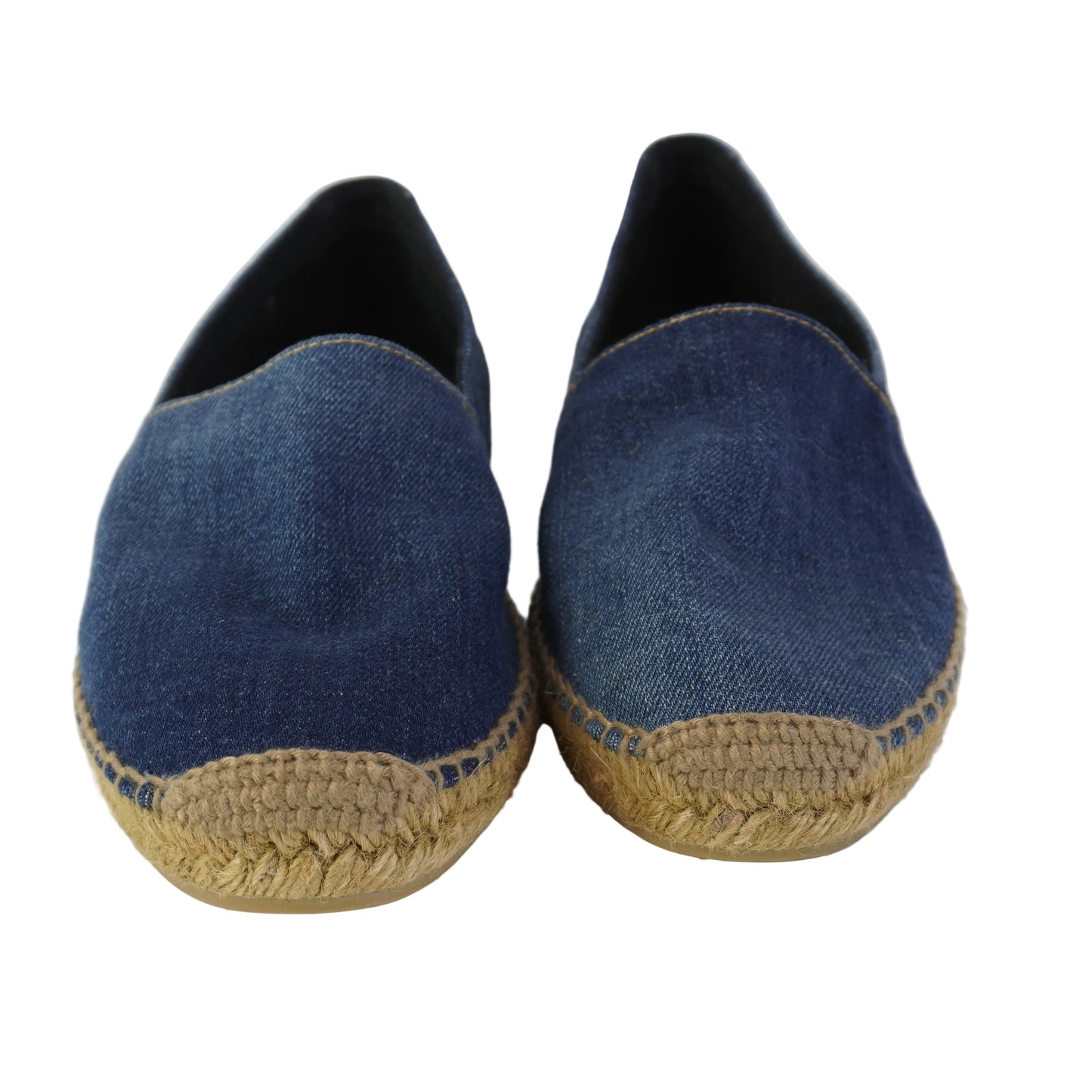 YSL	Blue Denim Espadrilles size 40