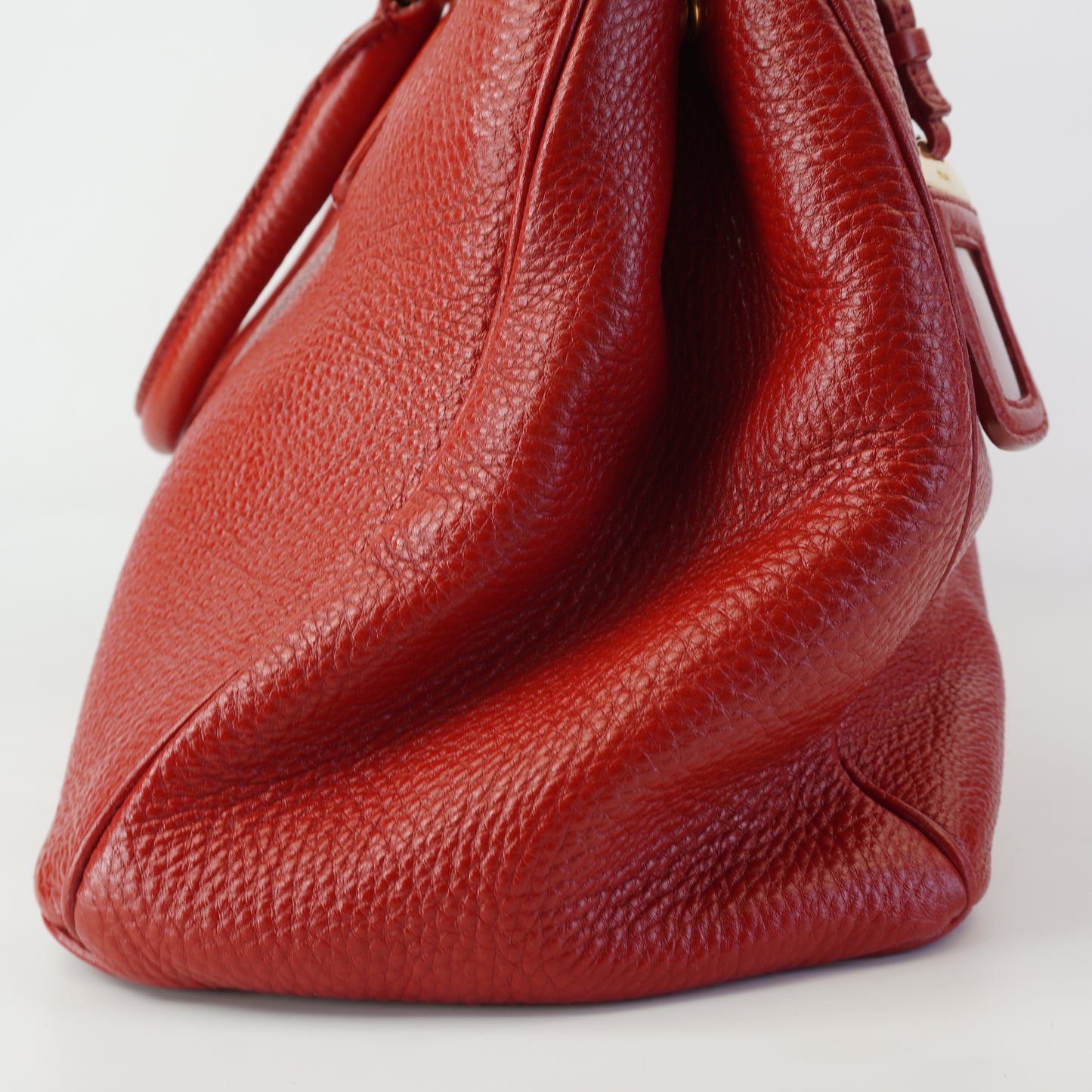 Prada Vitello Daino Red