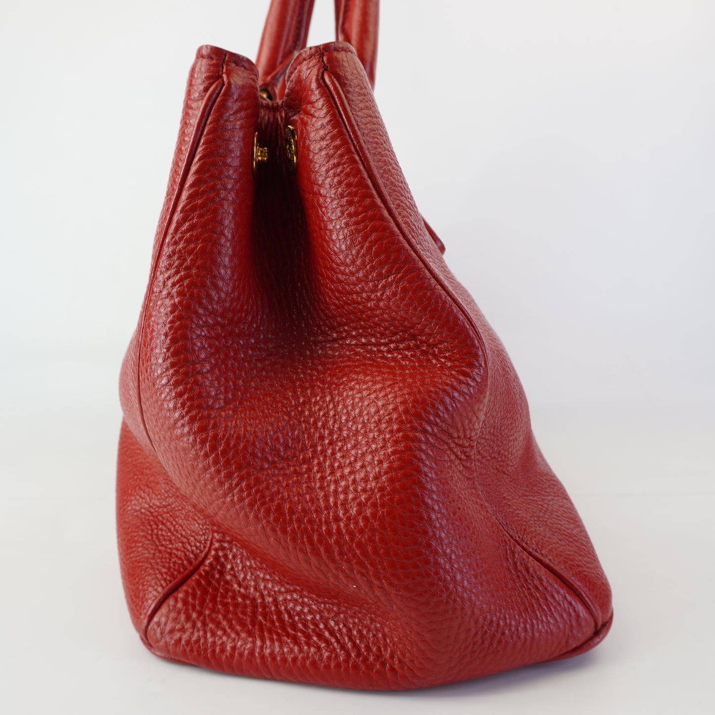 Prada Vitello Daino Red