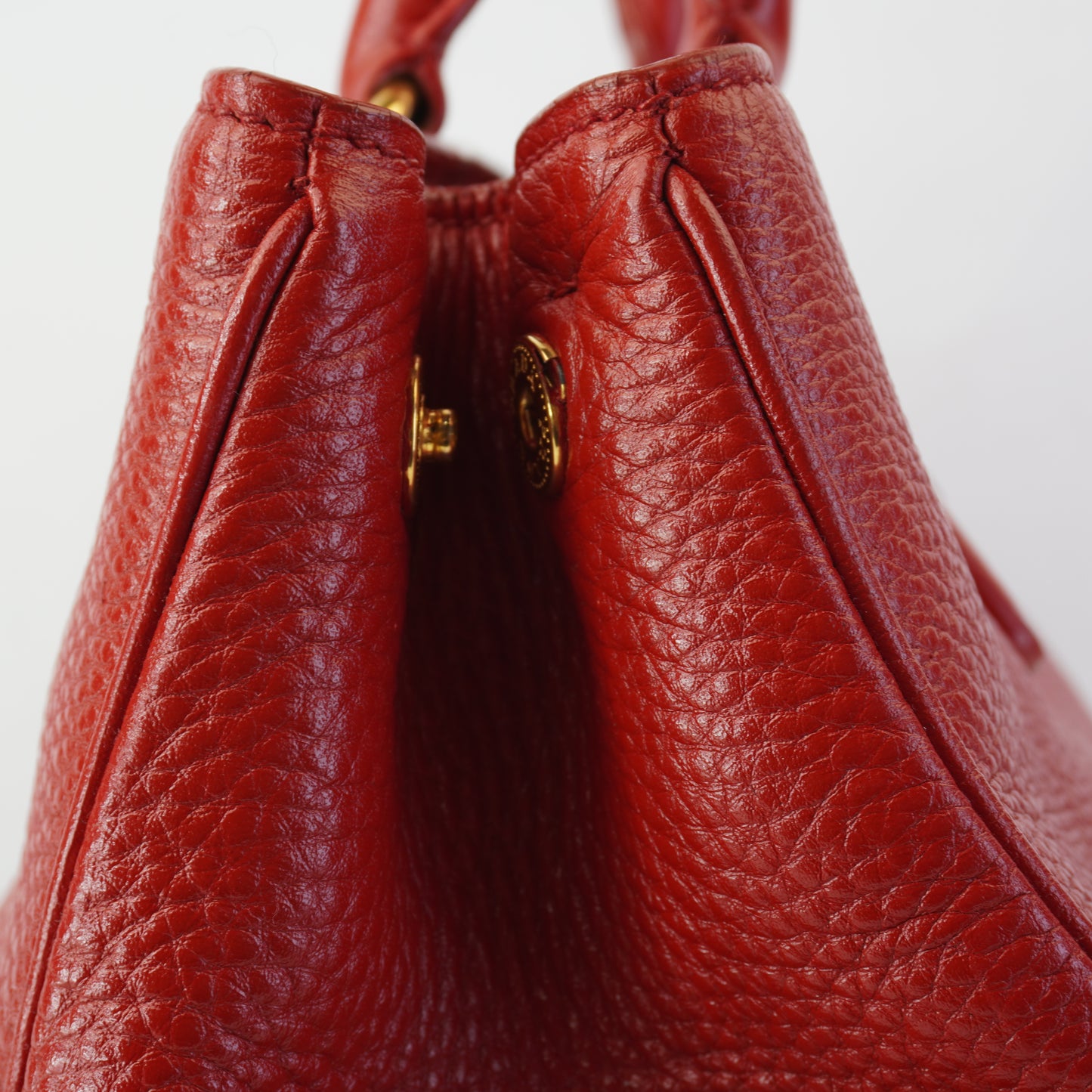 Prada Vitello Daino Red