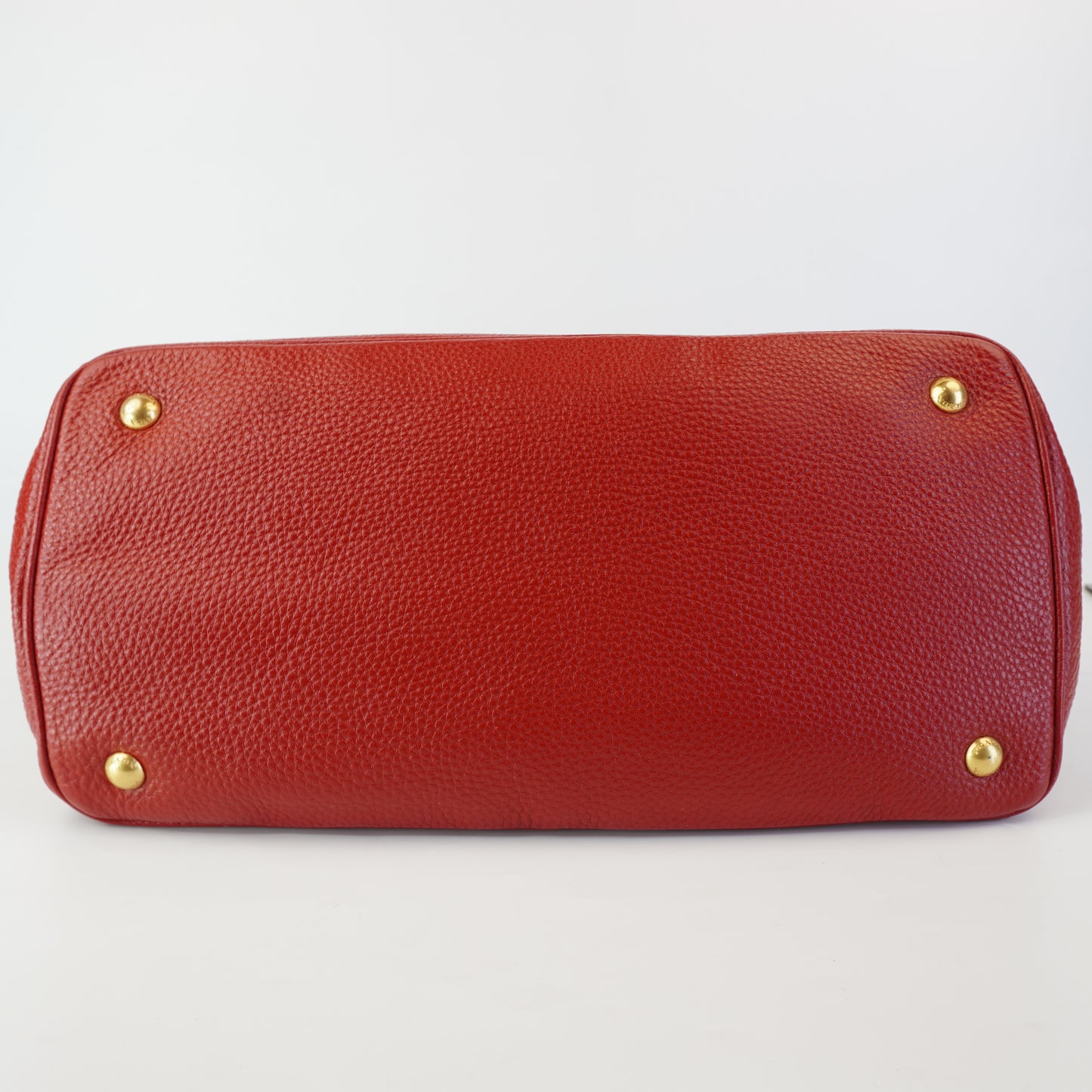 Prada Vitello Daino Red