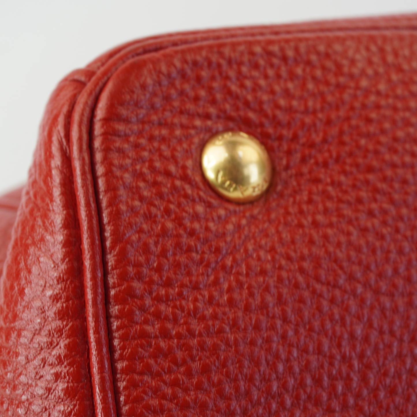 Prada Vitello Daino Red