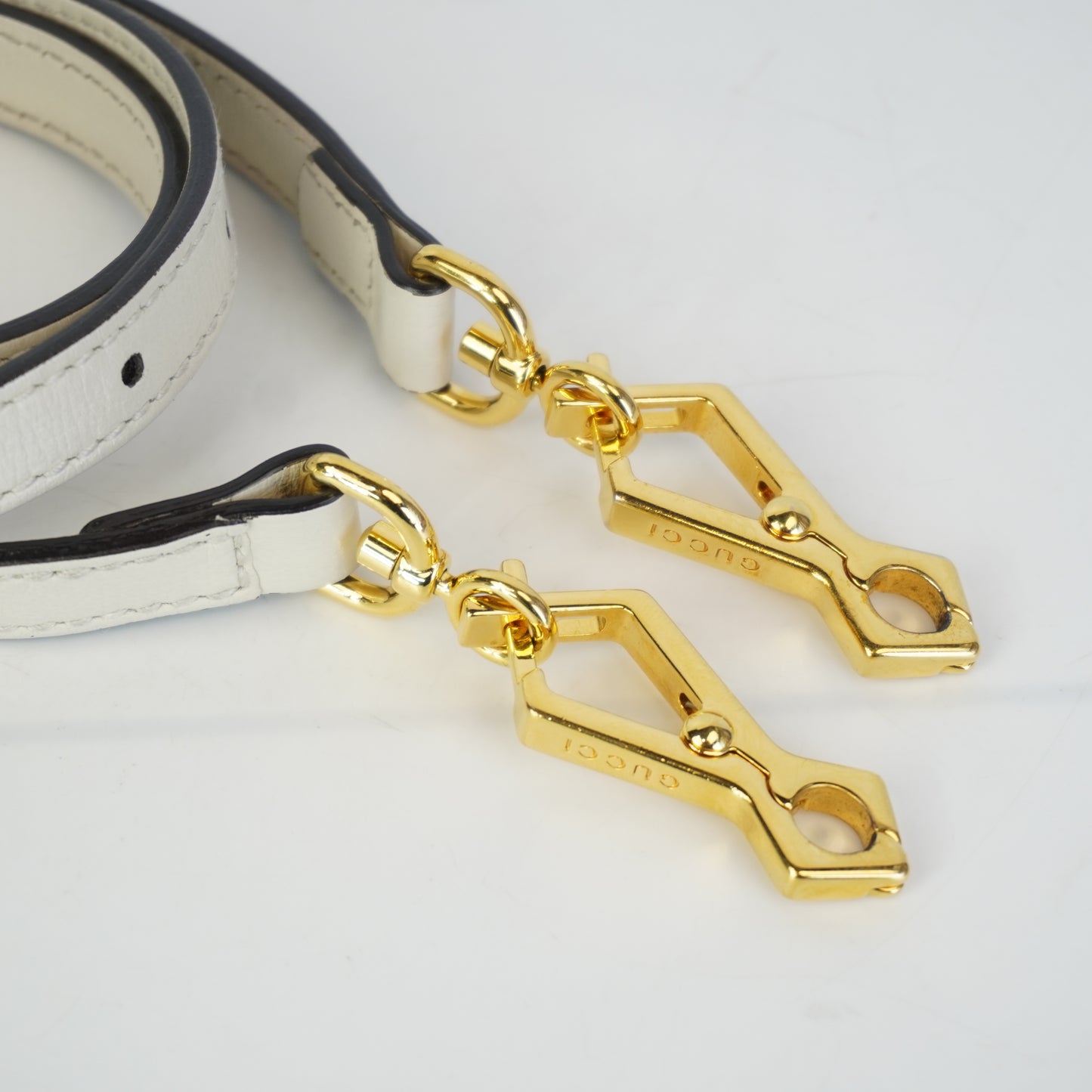 Gucci Horsebit White GHW Small
