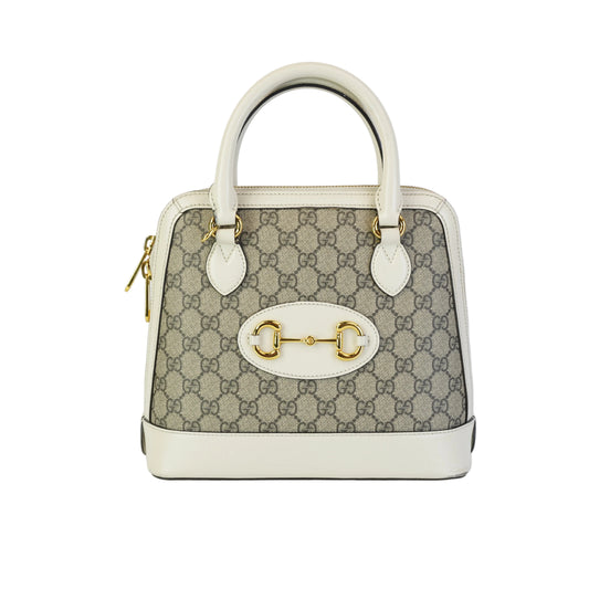 Gucci Horsebit White GHW Small