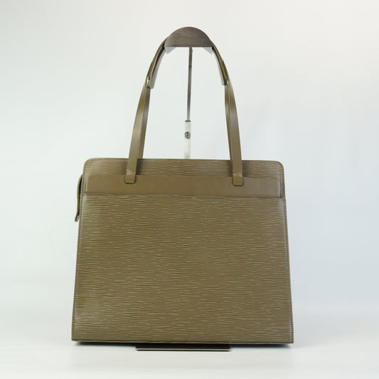 Louis Vuitton	Epi Croisette Gray Medium SHW