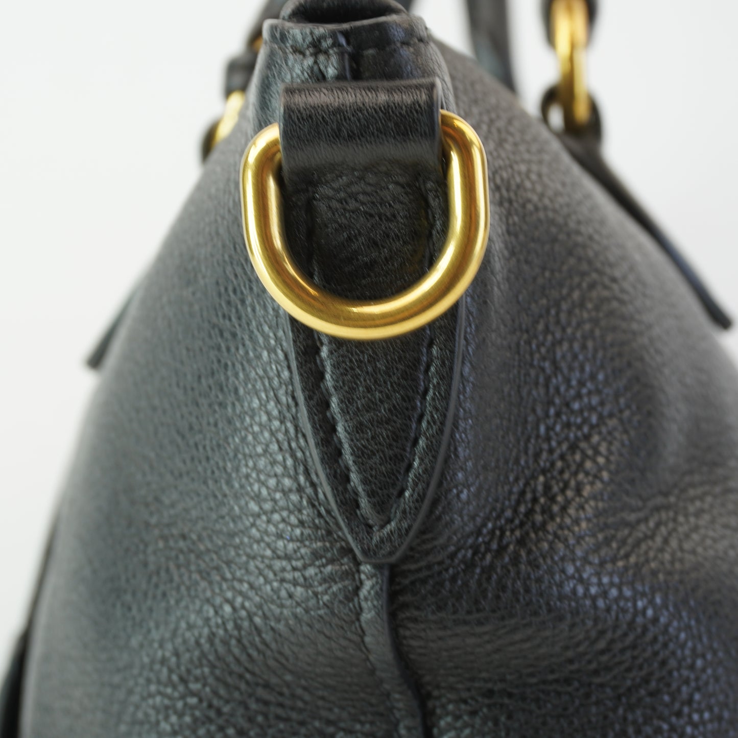 Prada Vitello Phenix Leather Top Handle Crossbody Bag