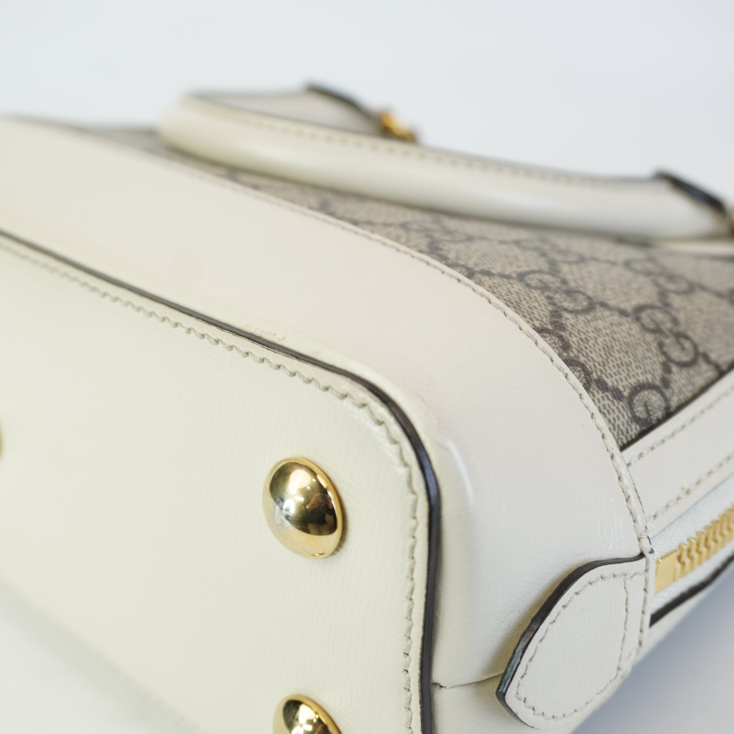 Gucci Horsebit White GHW Small