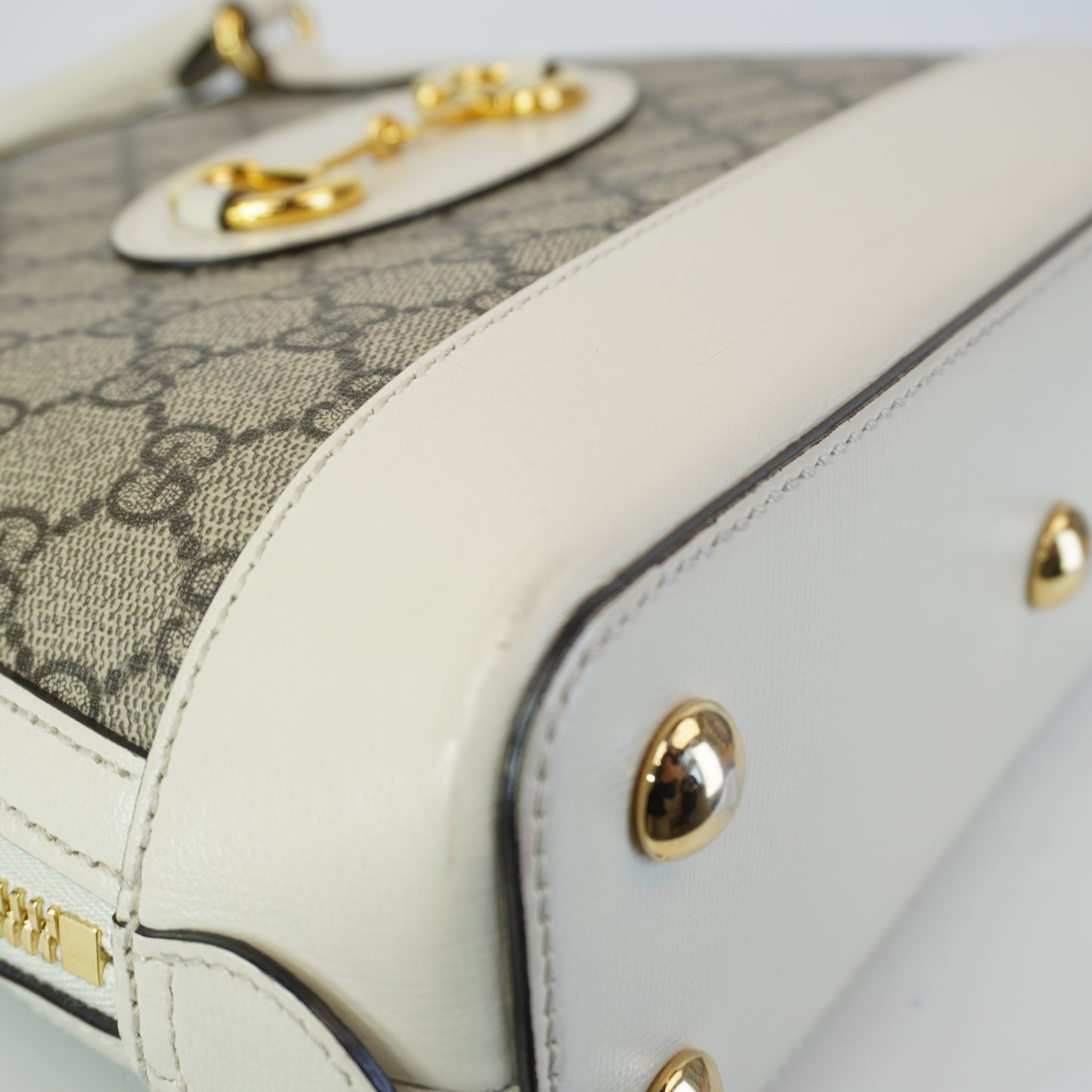 Gucci Horsebit White GHW Small