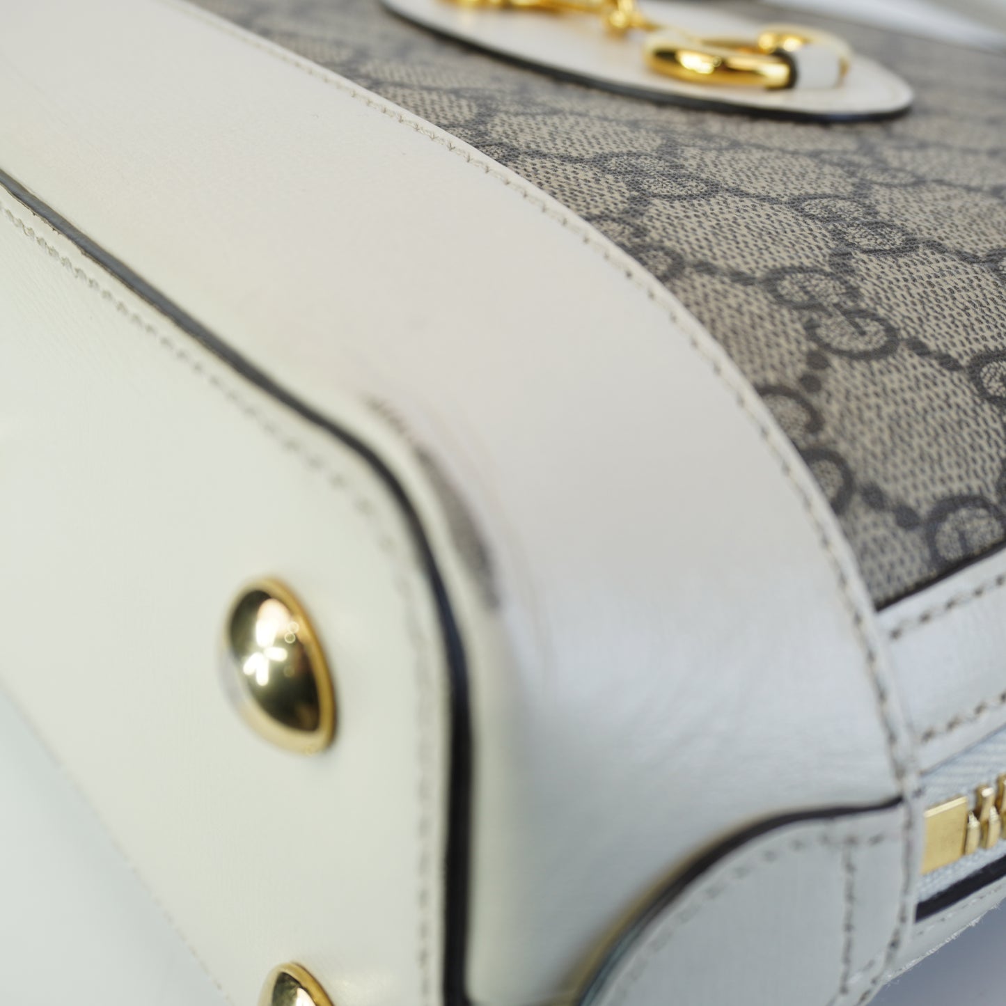 Gucci Horsebit White GHW Small