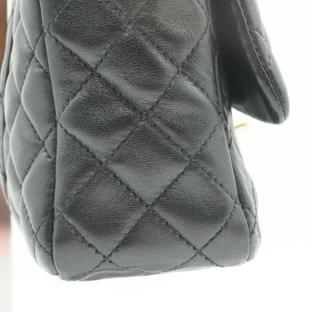 Chanel Black quilted leather Flap Handbag Small GHW