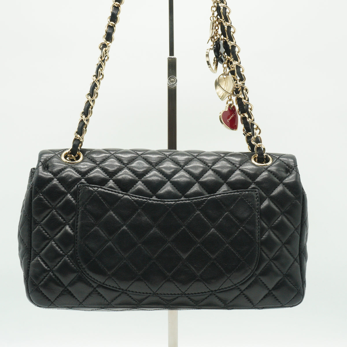 Chanel Black quilted leather Flap Handbag Small GHW