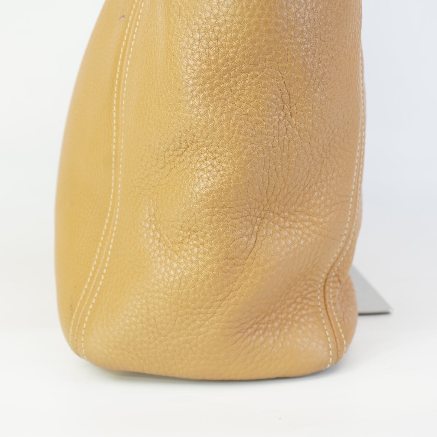 Prada Vitello Daino Tote Tan Bag  GHW