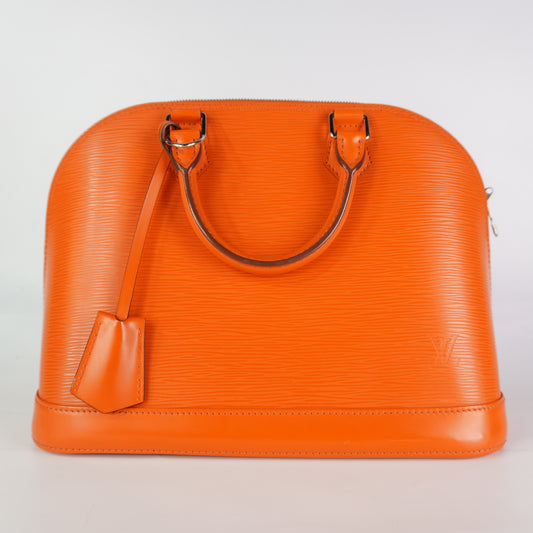 Louis Vuitton	Alma PM Orange Epi Leather