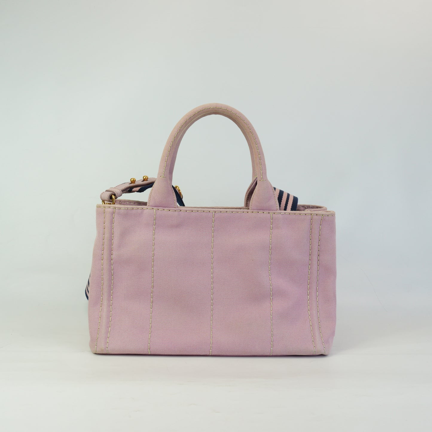 Prada	Canappa Denim Pink Medium GHW