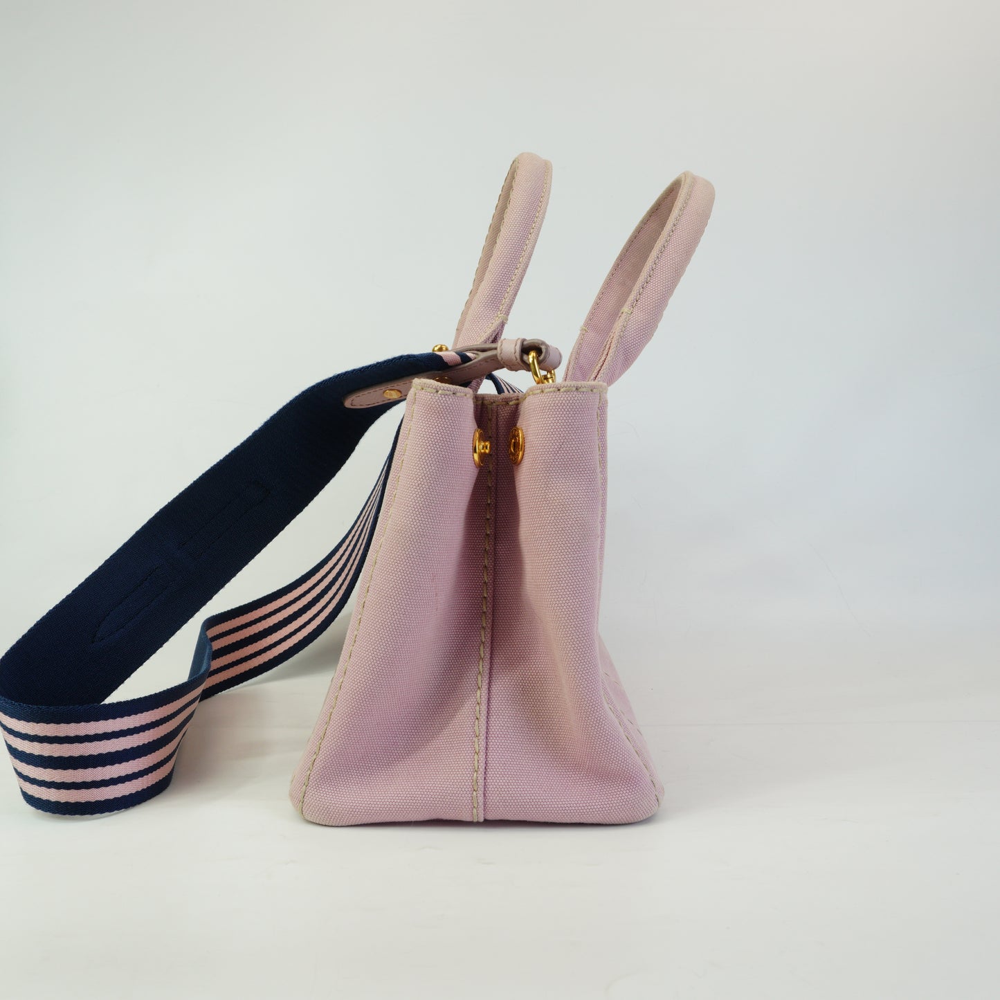 Prada	Canappa Denim Pink Medium GHW