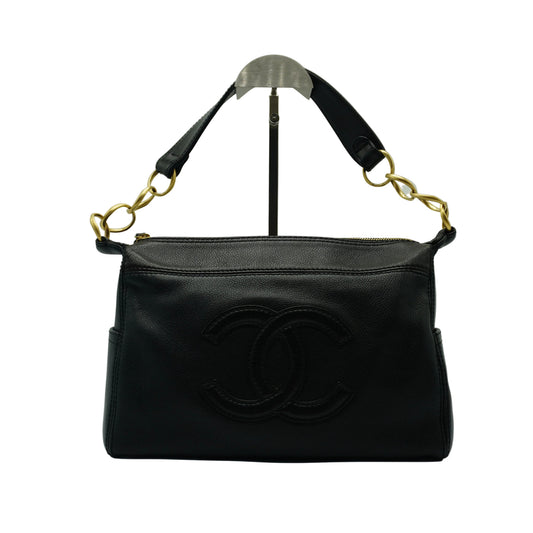 Chanel	CC Mania Shoulder Bag Black Small GHW