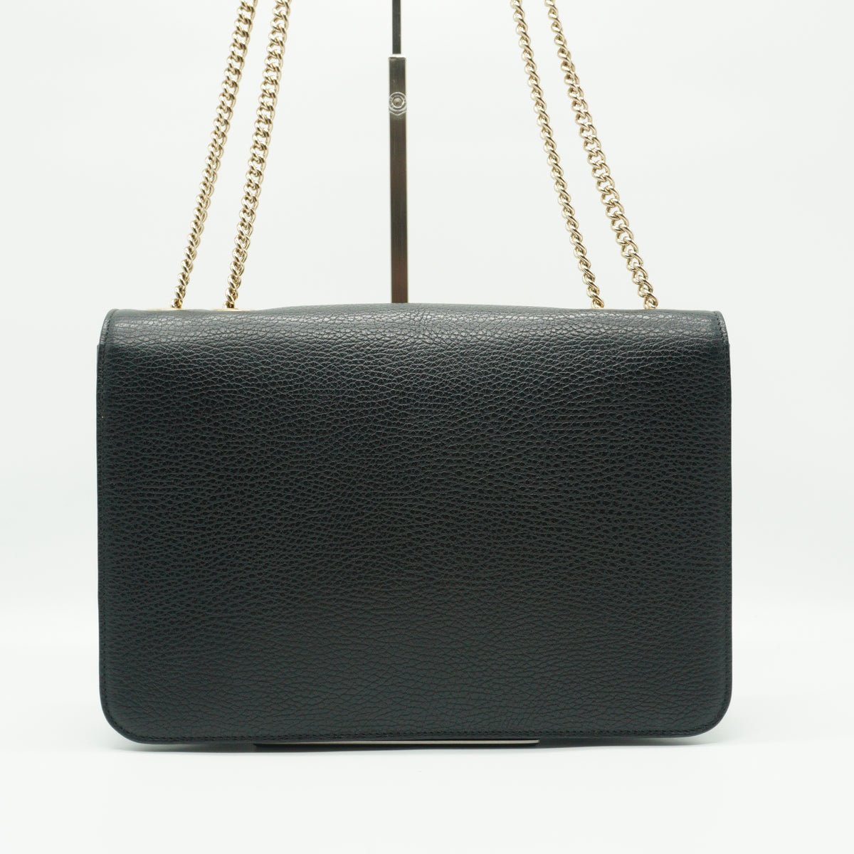 Gucci	Interlocking G Flap Medium Black GHW