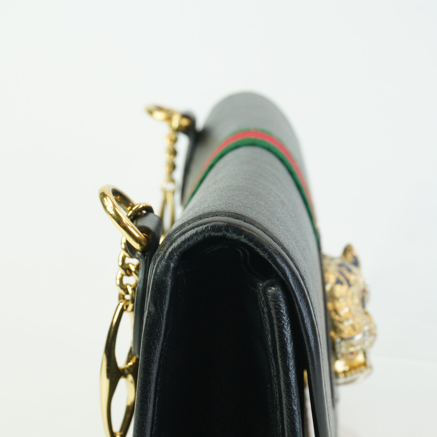 Gucci	Rajah Shoulder Bag Black  Small GHW