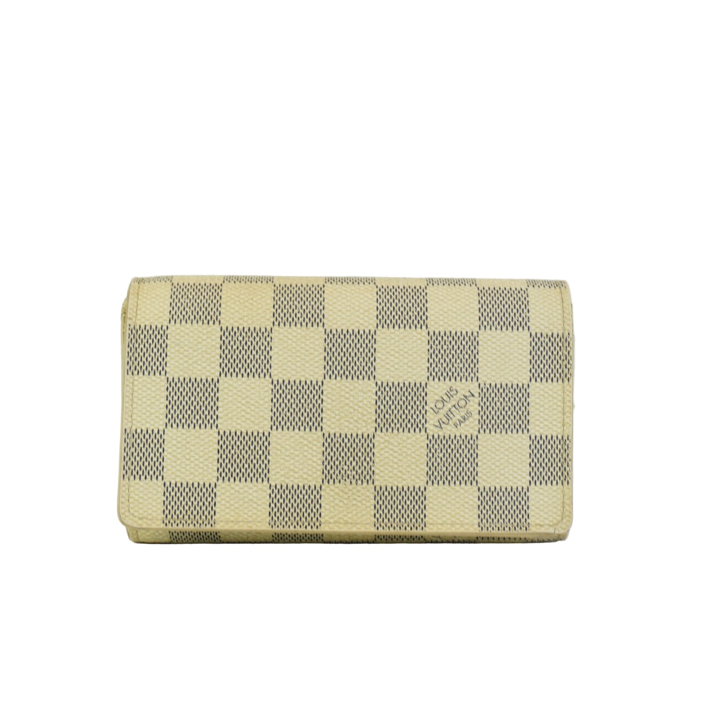 Louis Vuitton	Damier Azur  Canvas Wallet GHW