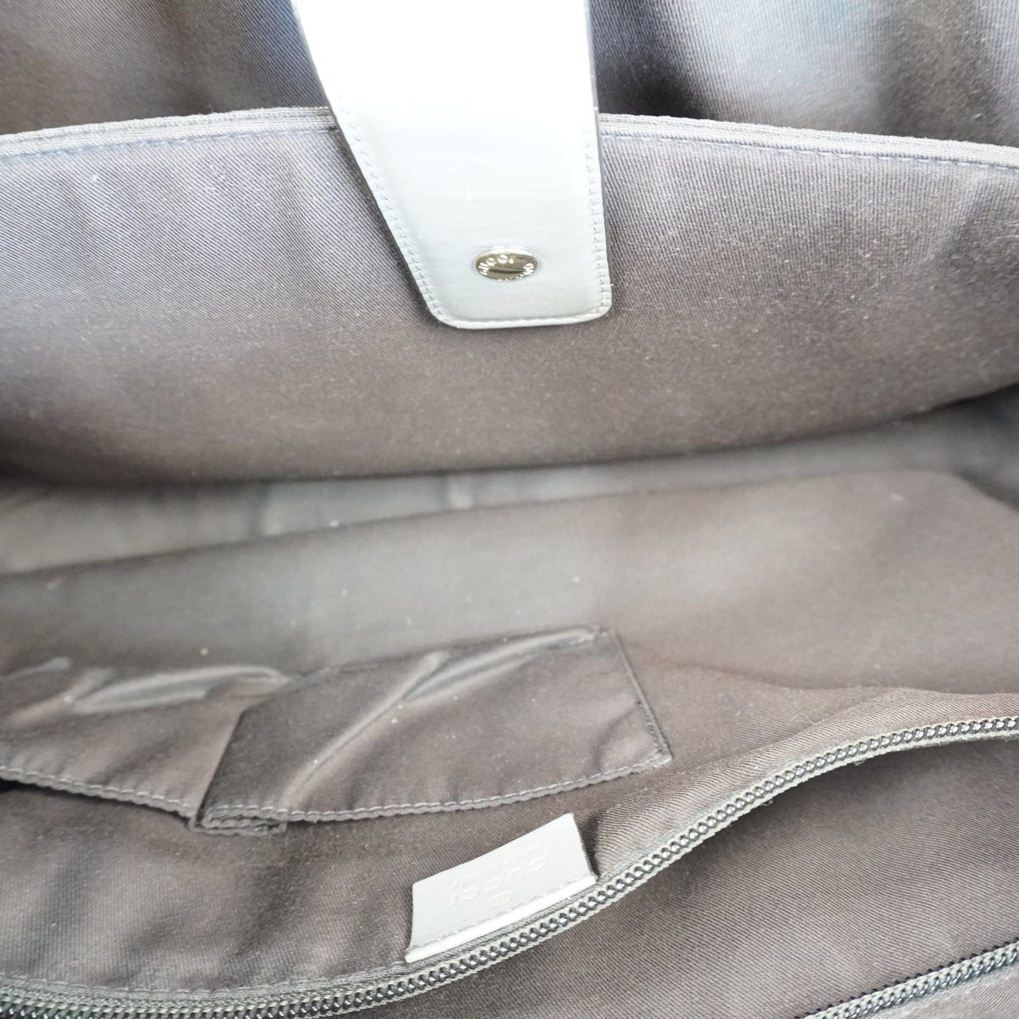Gucci Diamante Leather Briefcase GHW Large