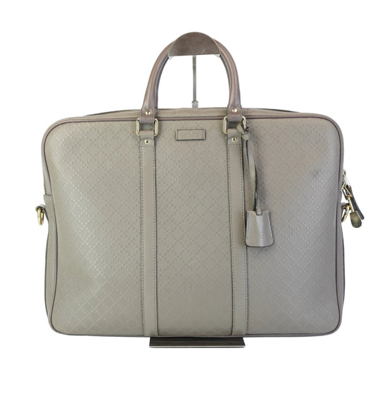 Gucci Diamante Leather Briefcase GHW Large