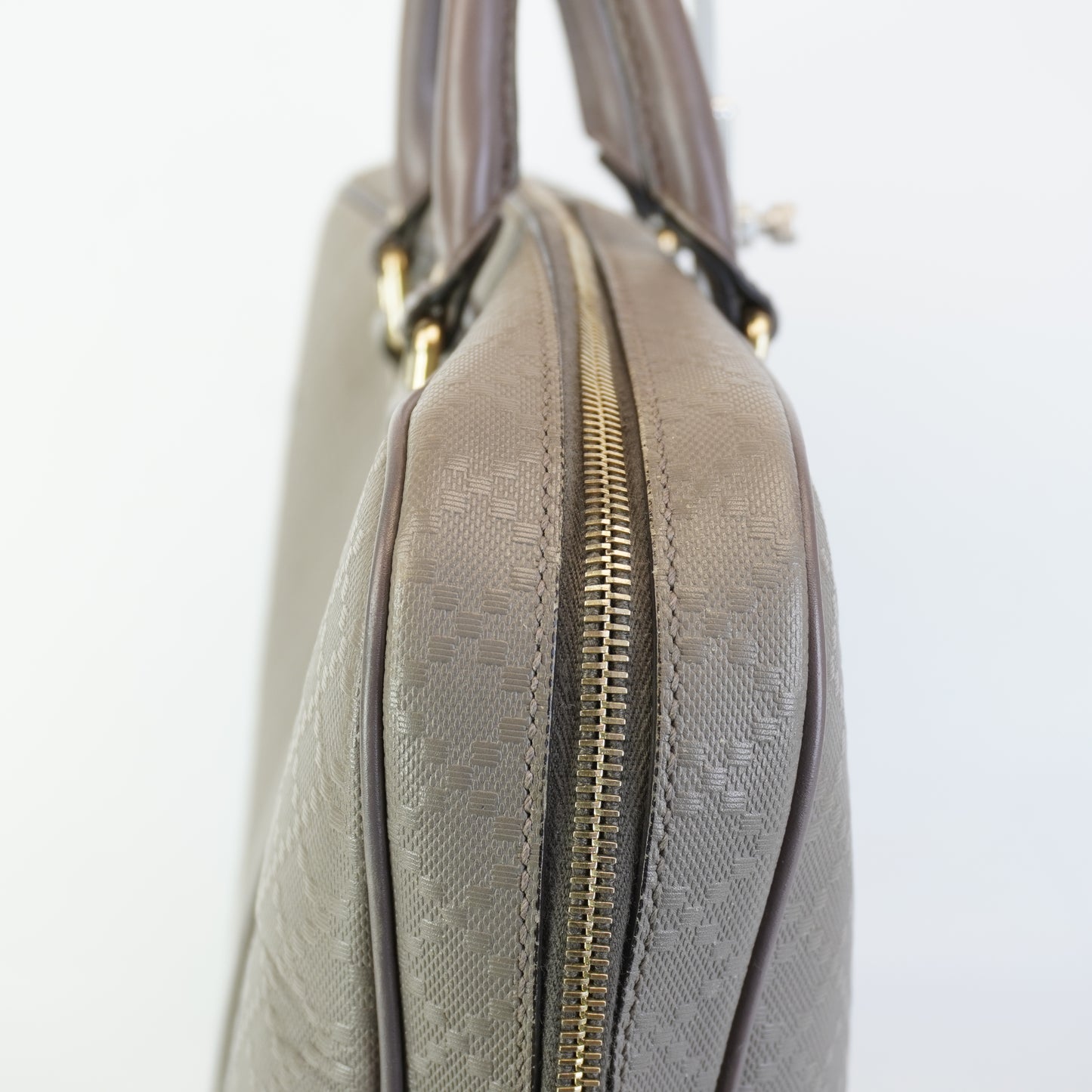 Gucci Diamante Leather Briefcase GHW Large