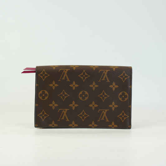 Louis Vuitton	Flore Chain Mono  Wallet GHW