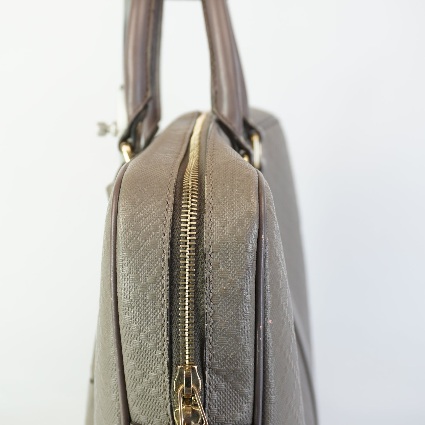 Gucci Diamante Leather Briefcase GHW Large
