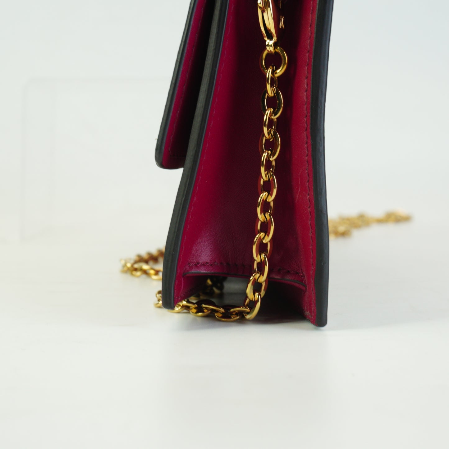 Louis Vuitton	Flore Chain Mono  Wallet GHW