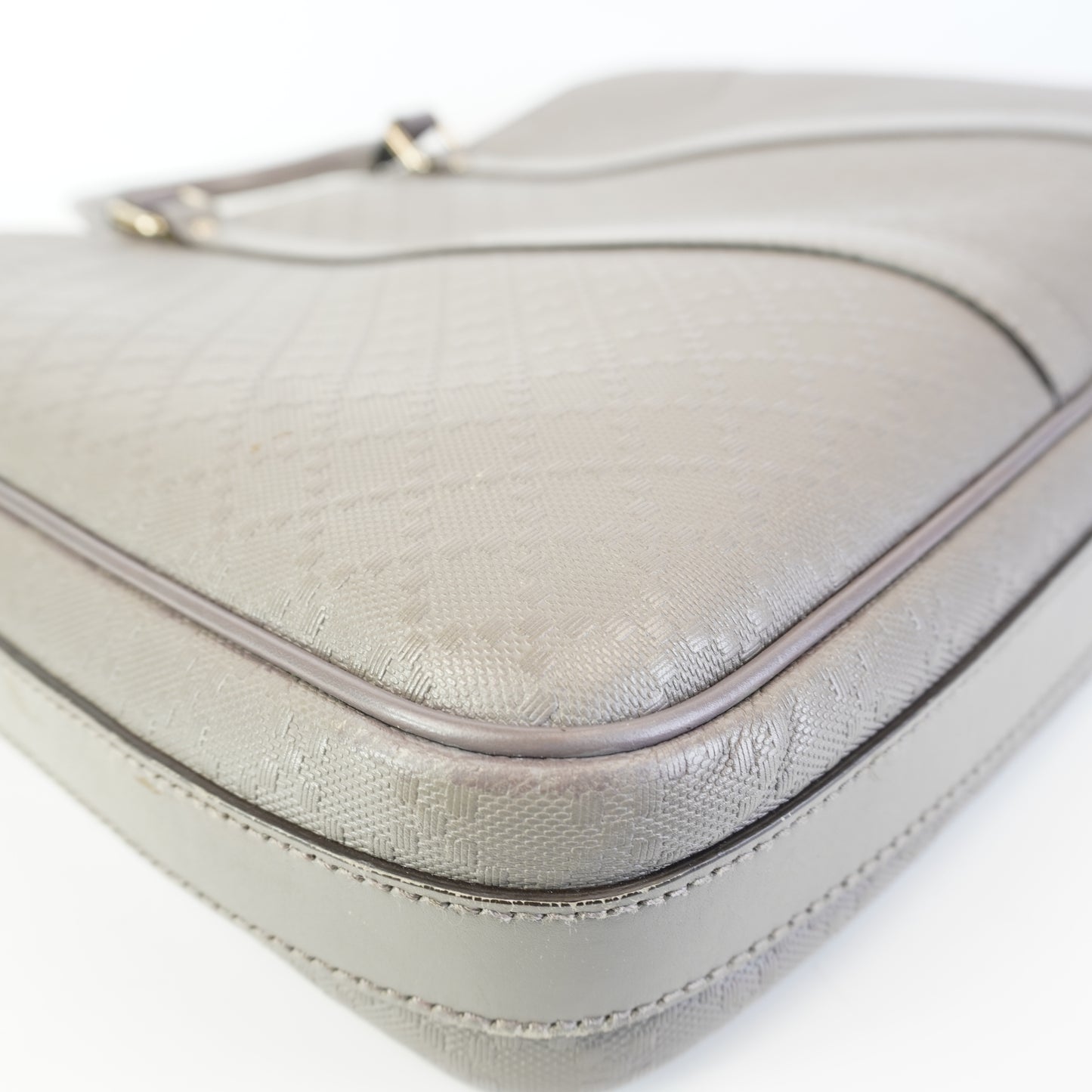 Gucci Diamante Leather Briefcase GHW Large