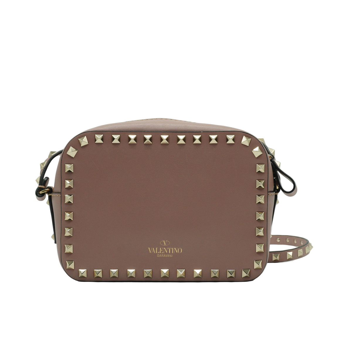Valentino	Garavani rockstud Camera Bag Small Water Rose GHW