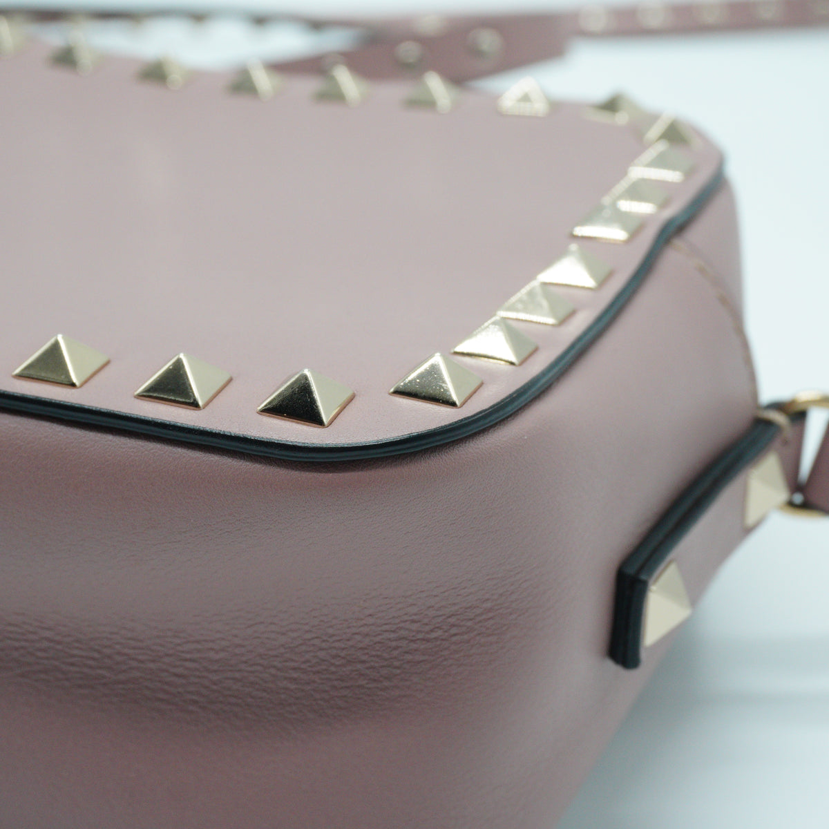 Valentino	Garavani rockstud Camera Bag Small Water Rose GHW