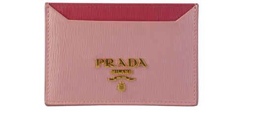 Prada Vitello Move Card Holder Pink