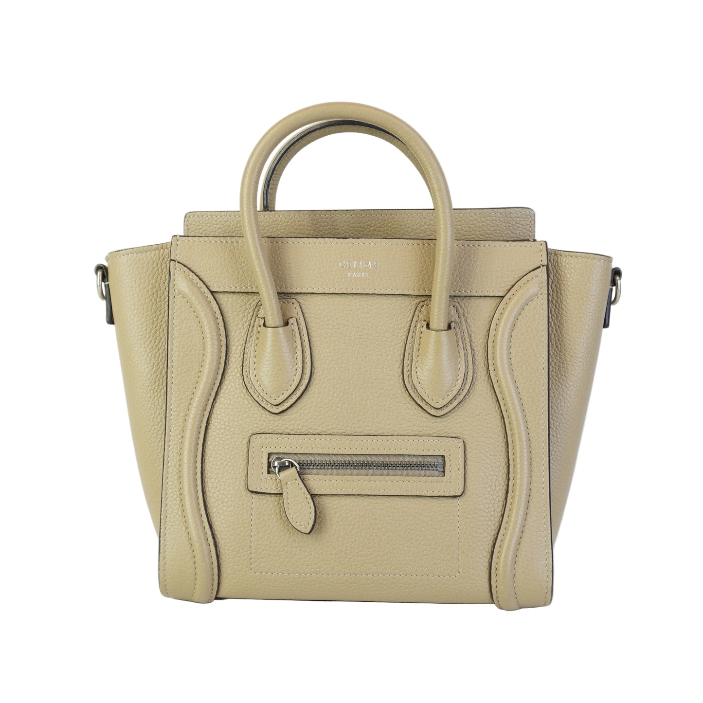 Celine Luggage Nano Tote Beige