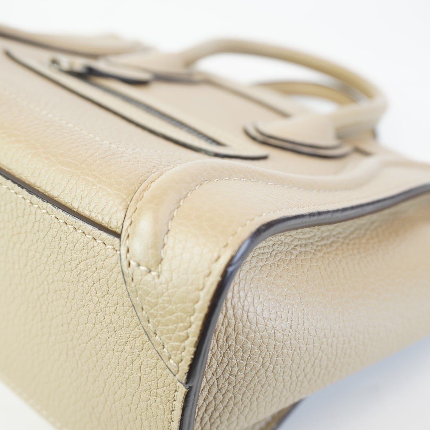 Celine Luggage Nano Tote Beige