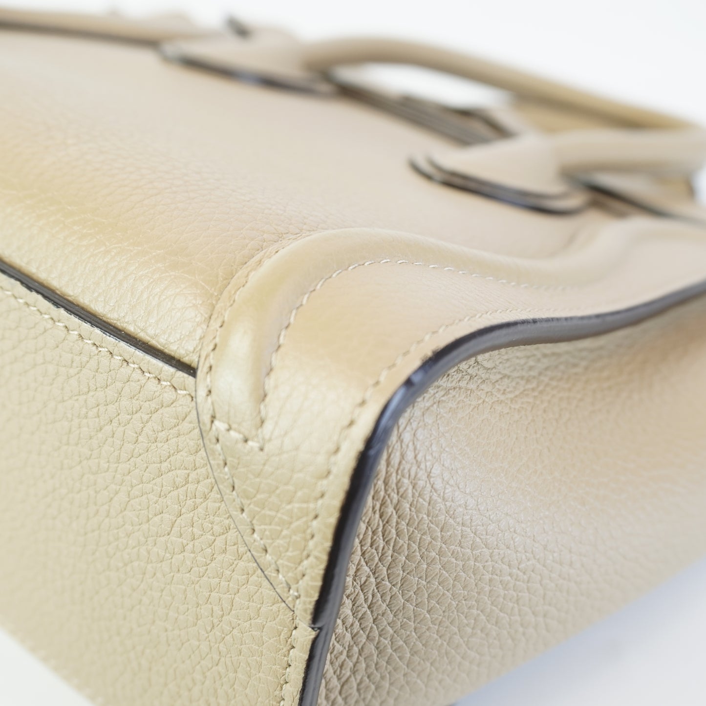 Celine Luggage Nano Tote Beige