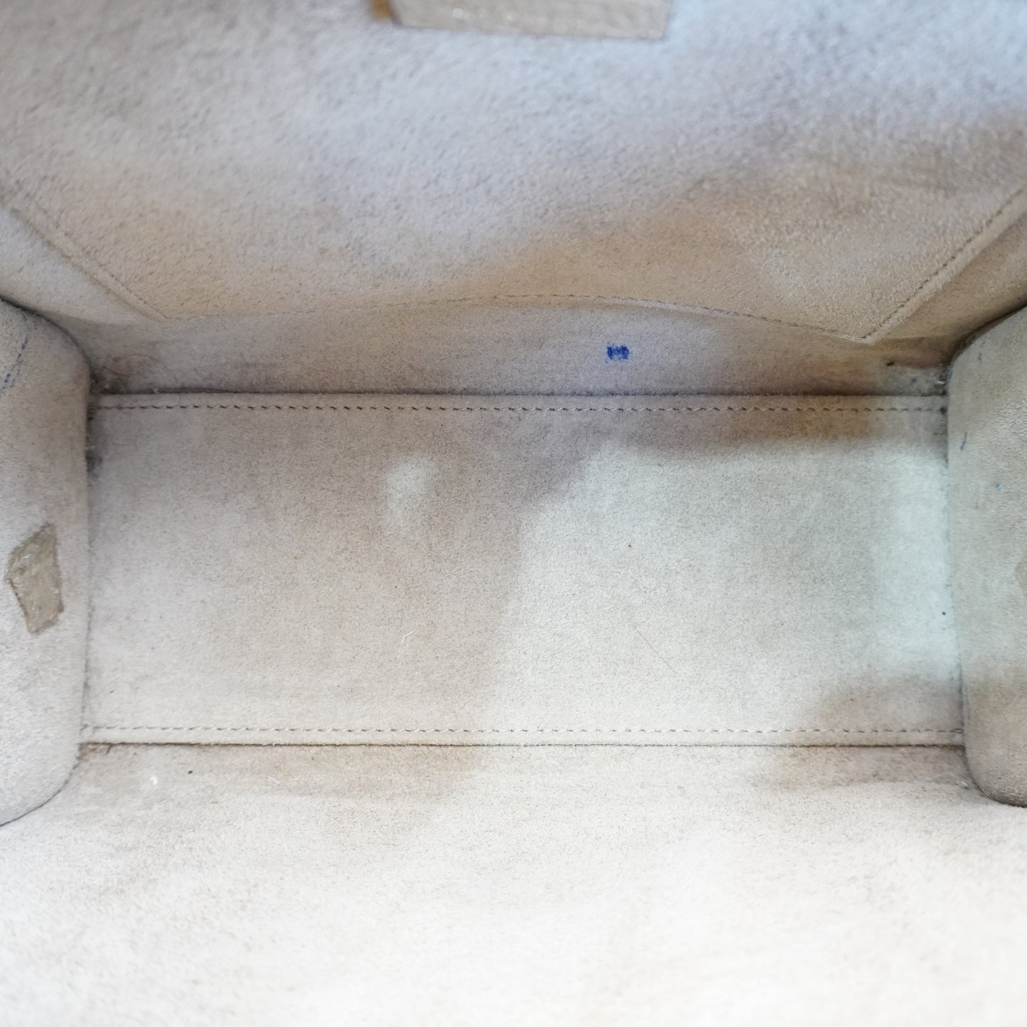 Celine Luggage Nano Tote Beige