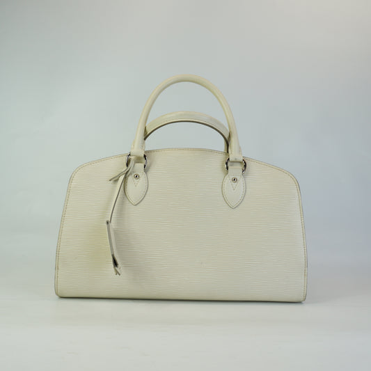 Louis Vuitton	Pont-Neuf PM Handbag White SHW