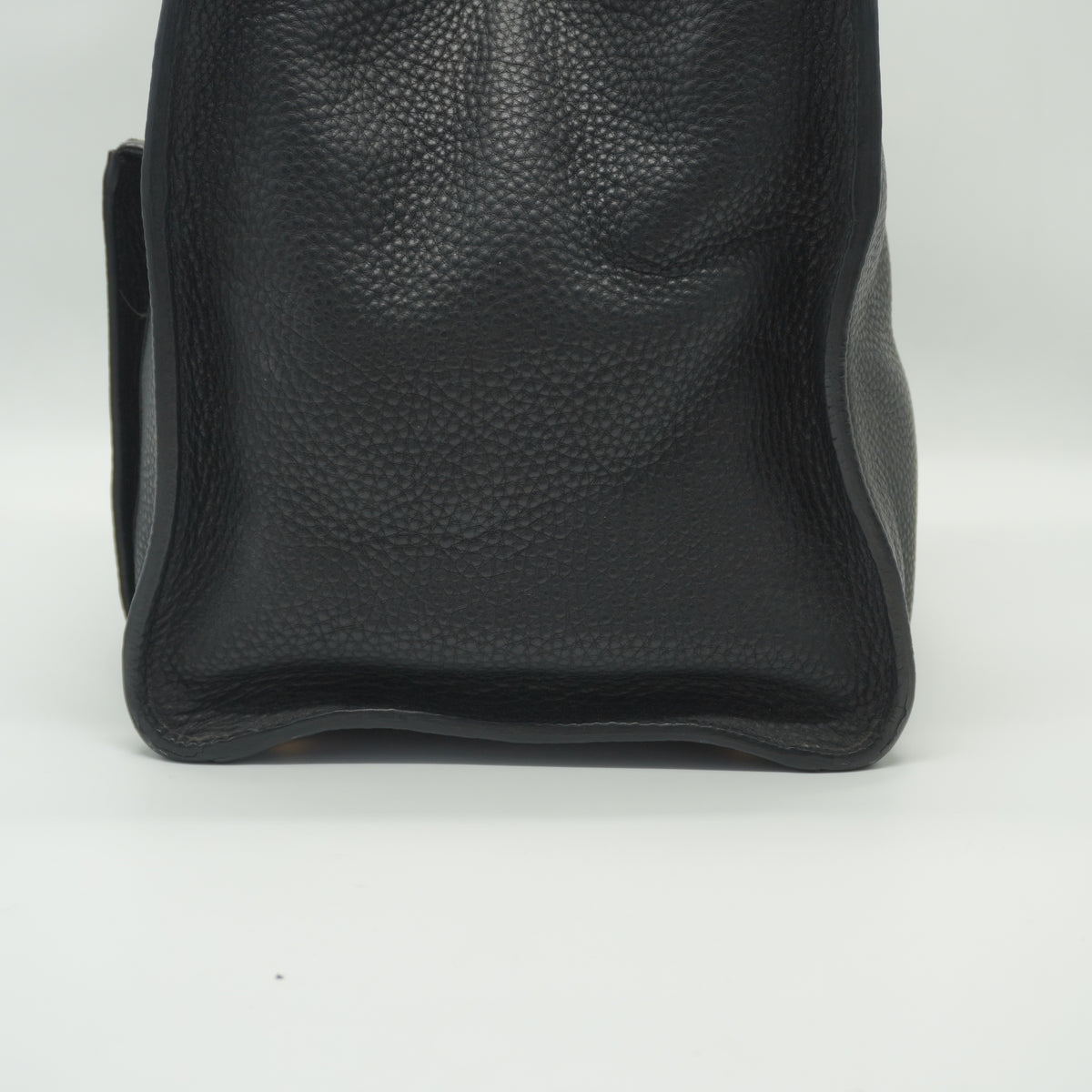 Prada	Black Vitello Daino Leather Double Handle Tote Bag GHW
