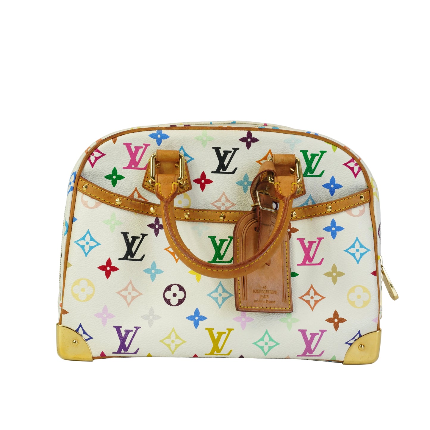 Louis Vuitton	Takashi Murakami Multicolor Trouvile Medium GHW