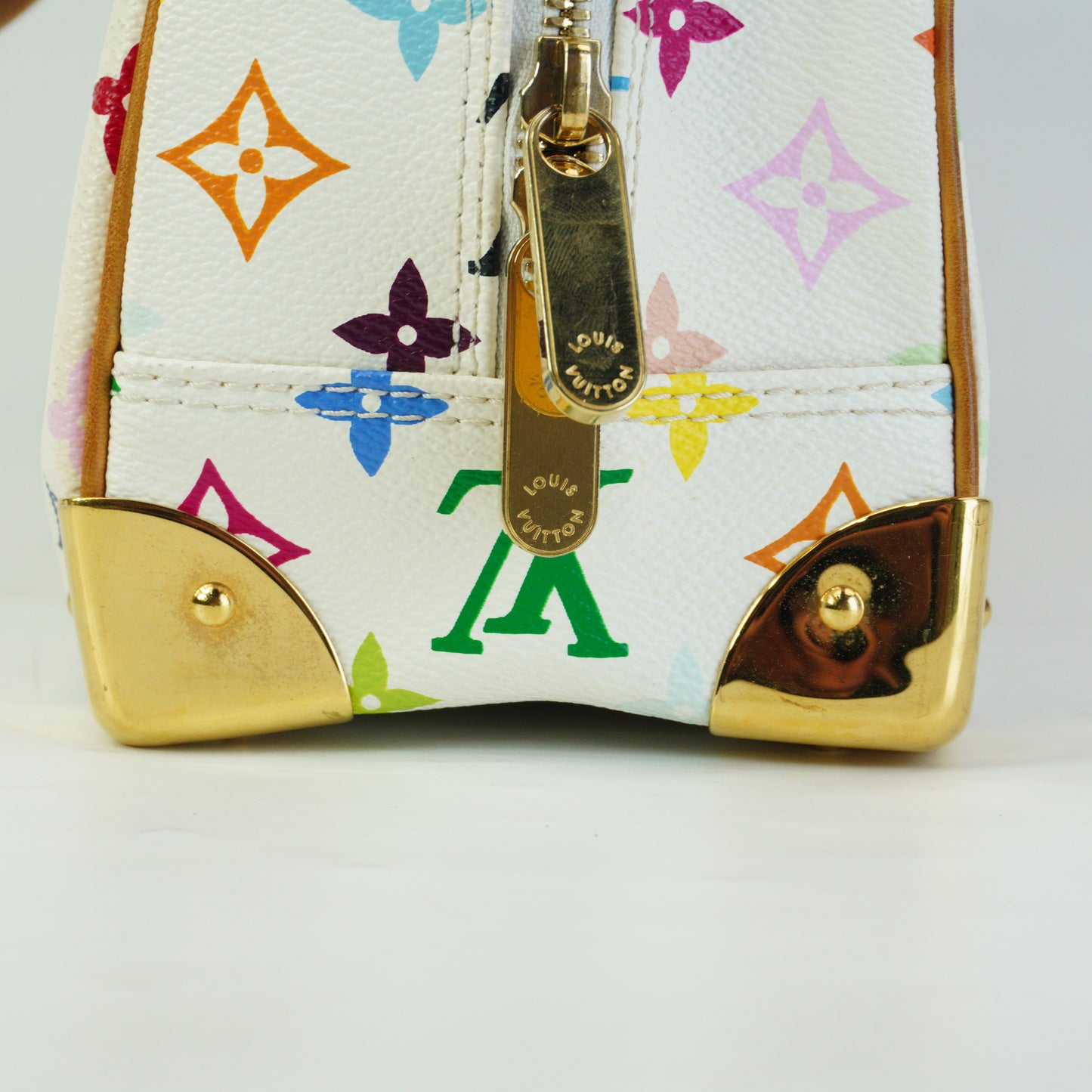 Louis Vuitton	Takashi Murakami Multicolor Trouvile Medium GHW