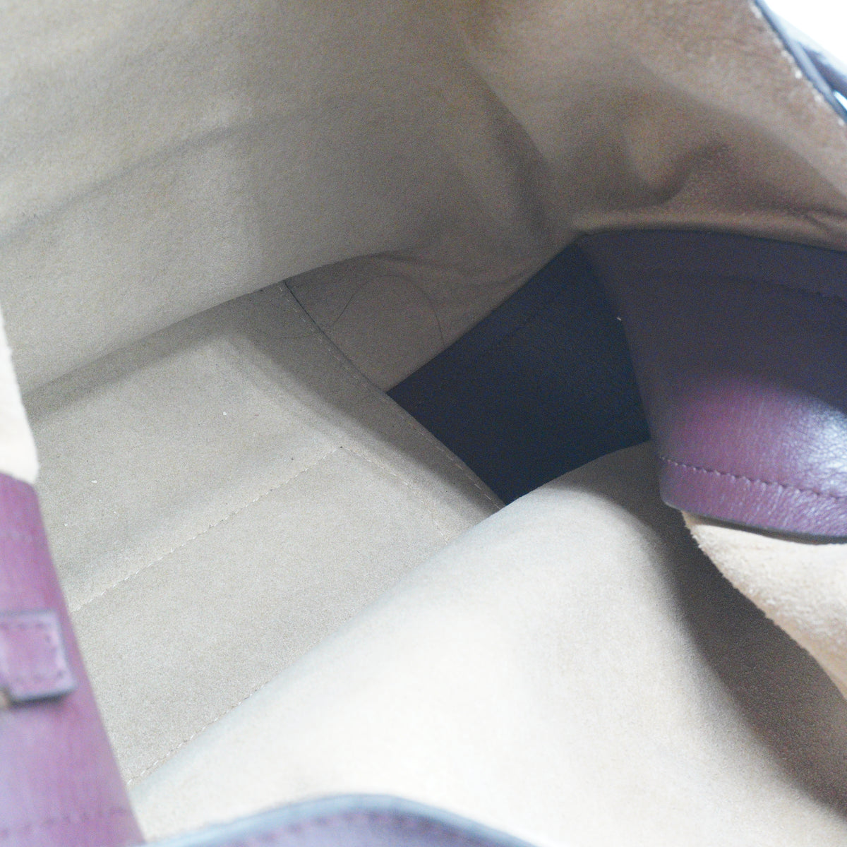 Givenchy Infinity Chain Large Calfskin Bucket Burgundy Bag