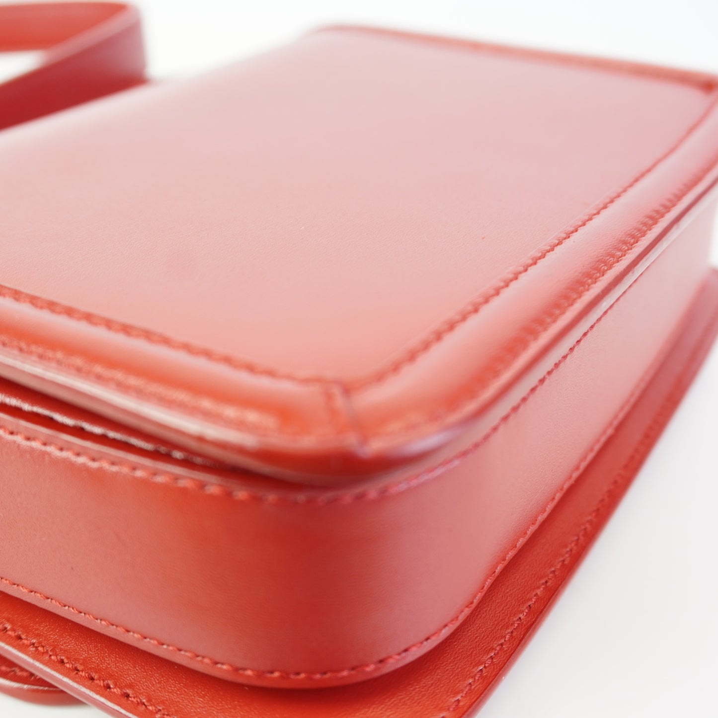 YSL	Solferino Satchel Small Red GHW