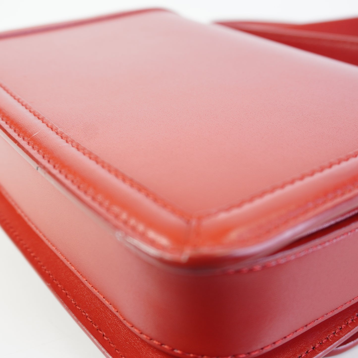 YSL	Solferino Satchel Small Red GHW
