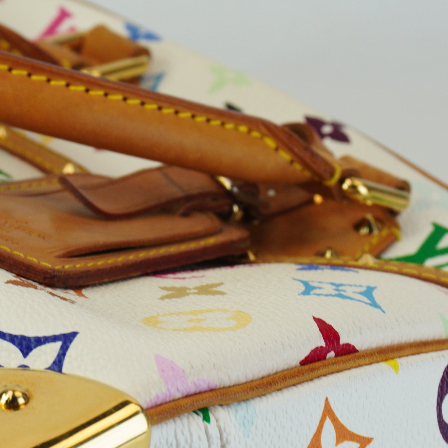 Louis Vuitton	Takashi Murakami Multicolor Trouvile Medium GHW