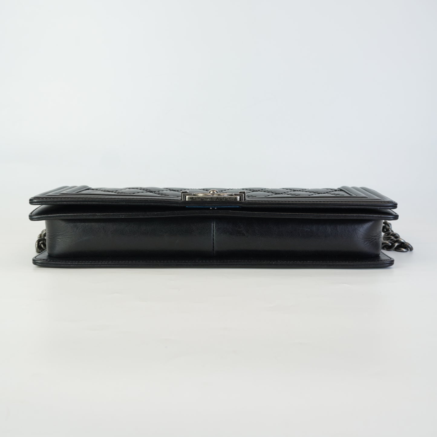Chanel Le Boy Long Clutch Bag Black SHW