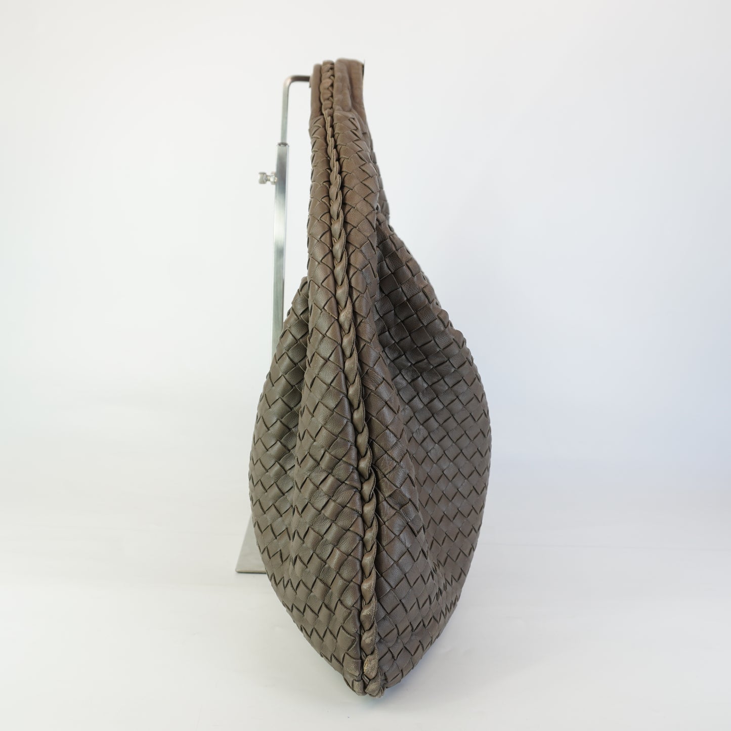 Bottega Veneta Intrecciato Sloane Hobo Taupe